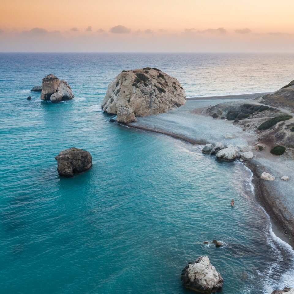 aerial photography of seashore beside body of water